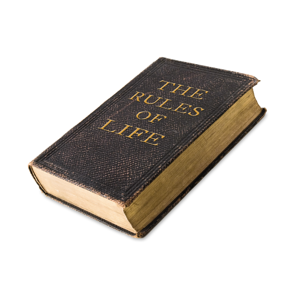 life, rules, book, rules of life, rule book, the rules of life, tome, rules, rules, rules, rules, rules, rule book